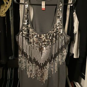 Sequined tank